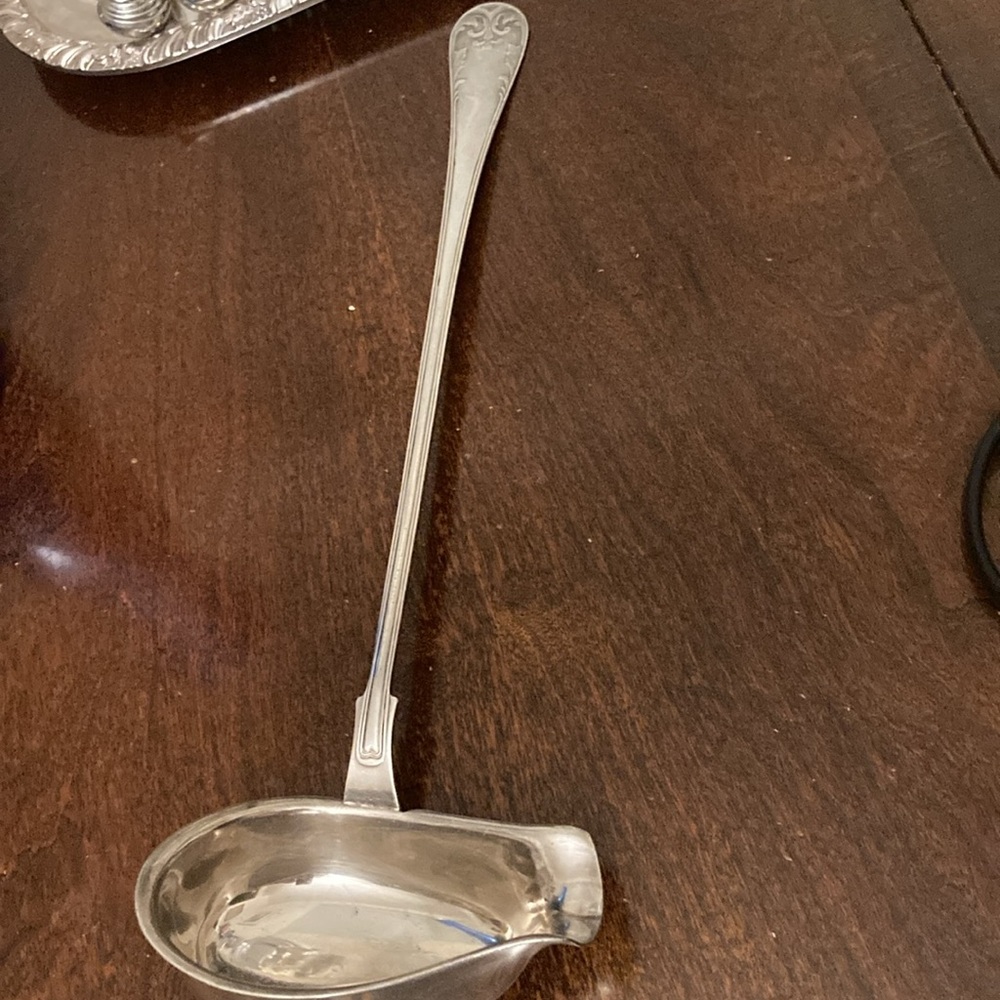 Antique Silver Plated Ladle